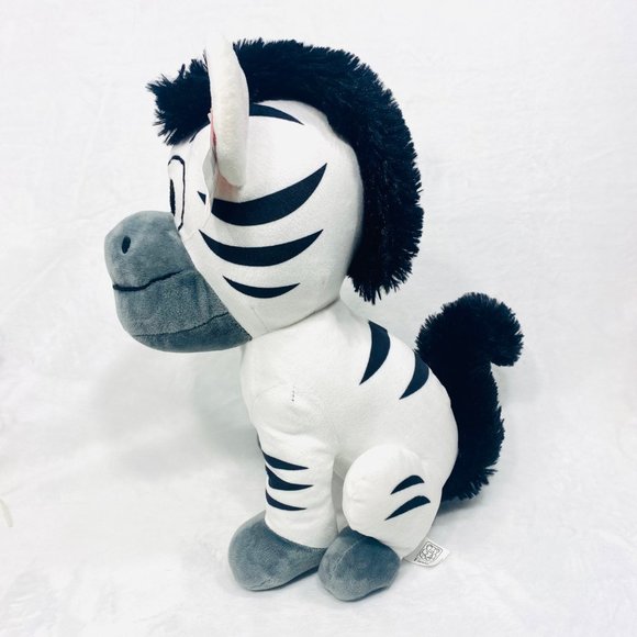 Fiesta Jungle Collection Zebra Plush Toy - 12.5" - Picture 4 of 7